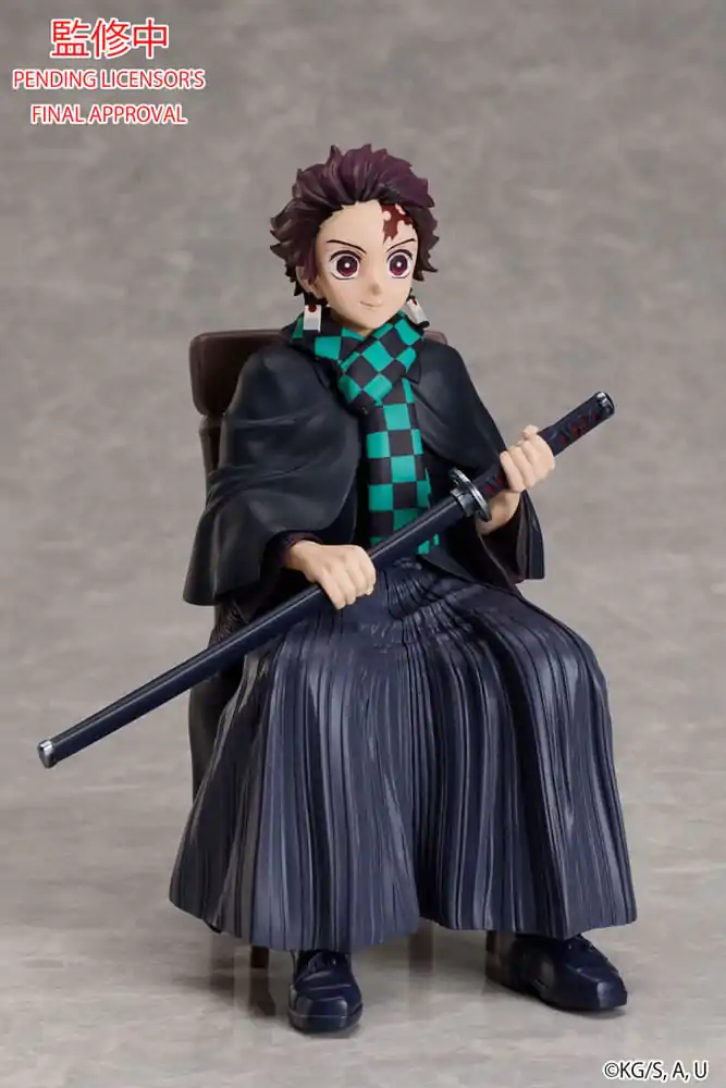 Demon Slayer: Kimetsu no Yaiba Tanjiro Kamado szobor figura 15 cm termékfotó