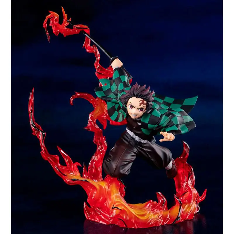 Demon Slayer: Kimetsu no Yaiba Tanjiro Kamado Total Concentration Breathing figura 19cm termékfotó