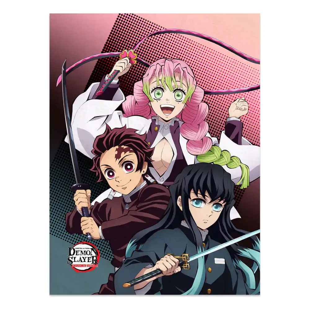 Demon Slayer: Kimetsu no Yaiba Tanjiro, Mitsuri, Muichiro takaró 120 x 160 cm termékfotó