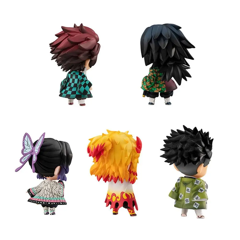 Demon Slayer: Kimetsu no Yaiba Trading Sailor Tanjiro &amp; The Hashira Mascot figura csomag csomag A &amp; B 5 termékfotó