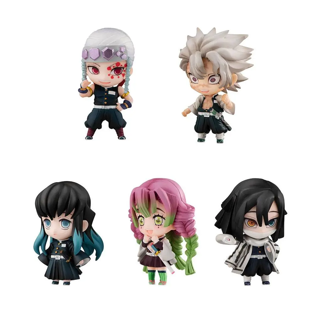 Demon Slayer: Kimetsu no Yaiba Trading Sailor Tanjiro &amp; The Hashira Mascot figura csomag csomag A &amp; B 5 termékfotó