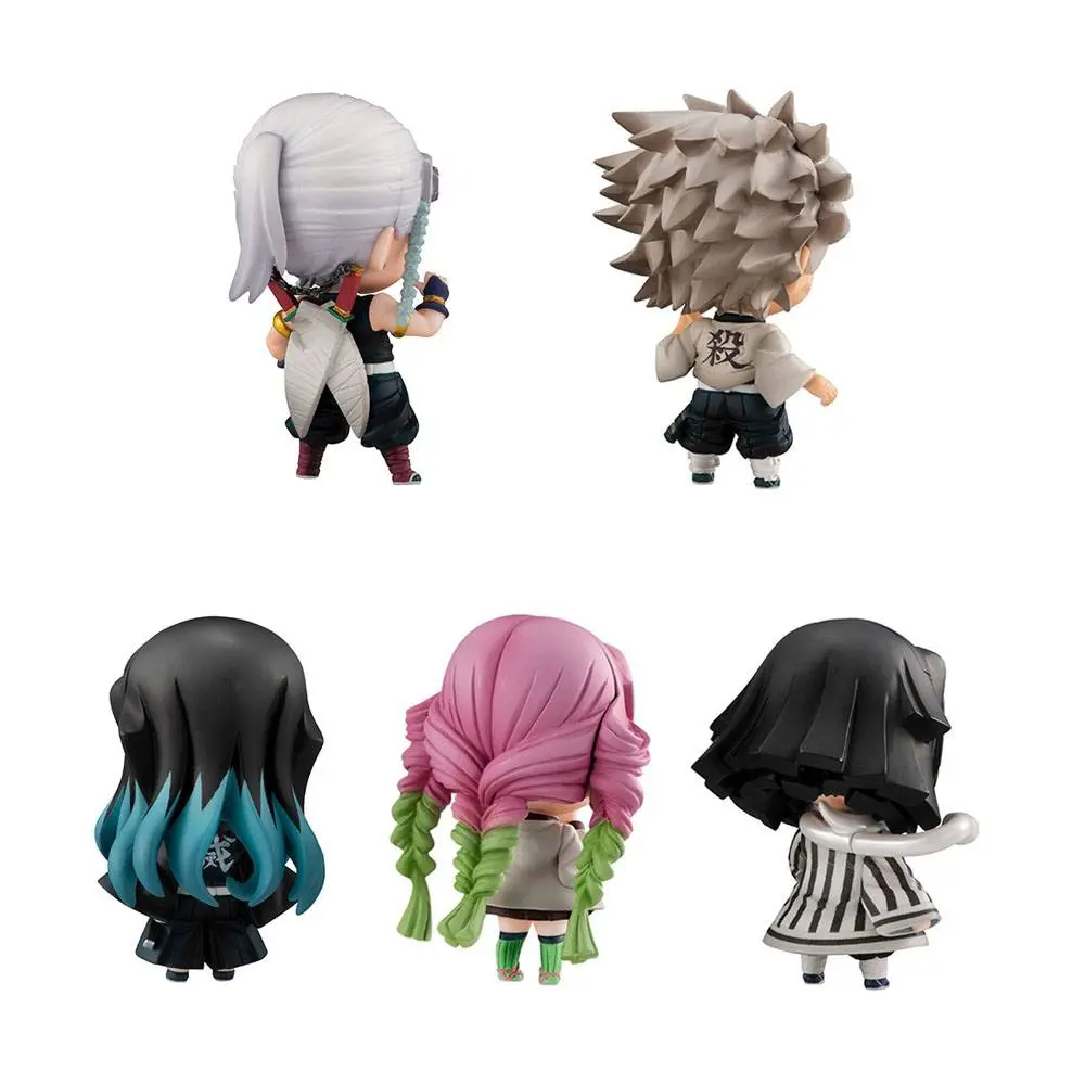 Demon Slayer: Kimetsu no Yaiba Trading Sailor Tanjiro &amp; The Hashira Mascot figura csomag csomag A &amp; B 5 termékfotó