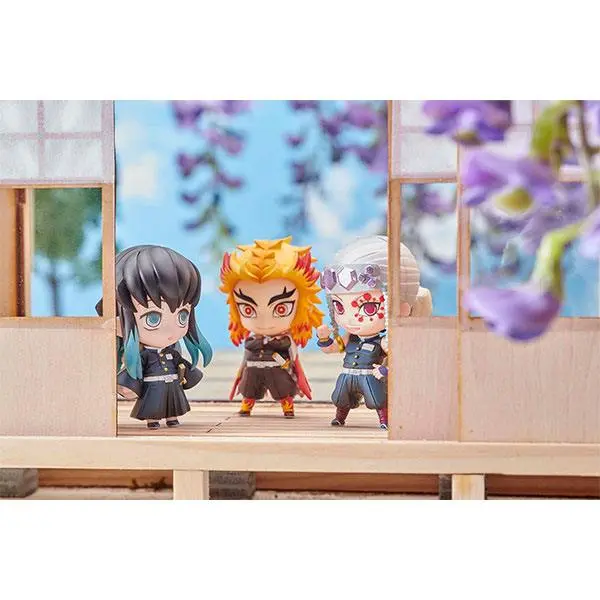 Demon Slayer: Kimetsu no Yaiba Trading Sailor Tanjiro &amp; The Hashira Mascot Set B 5 darabos figura csomag 5 cm termékfotó