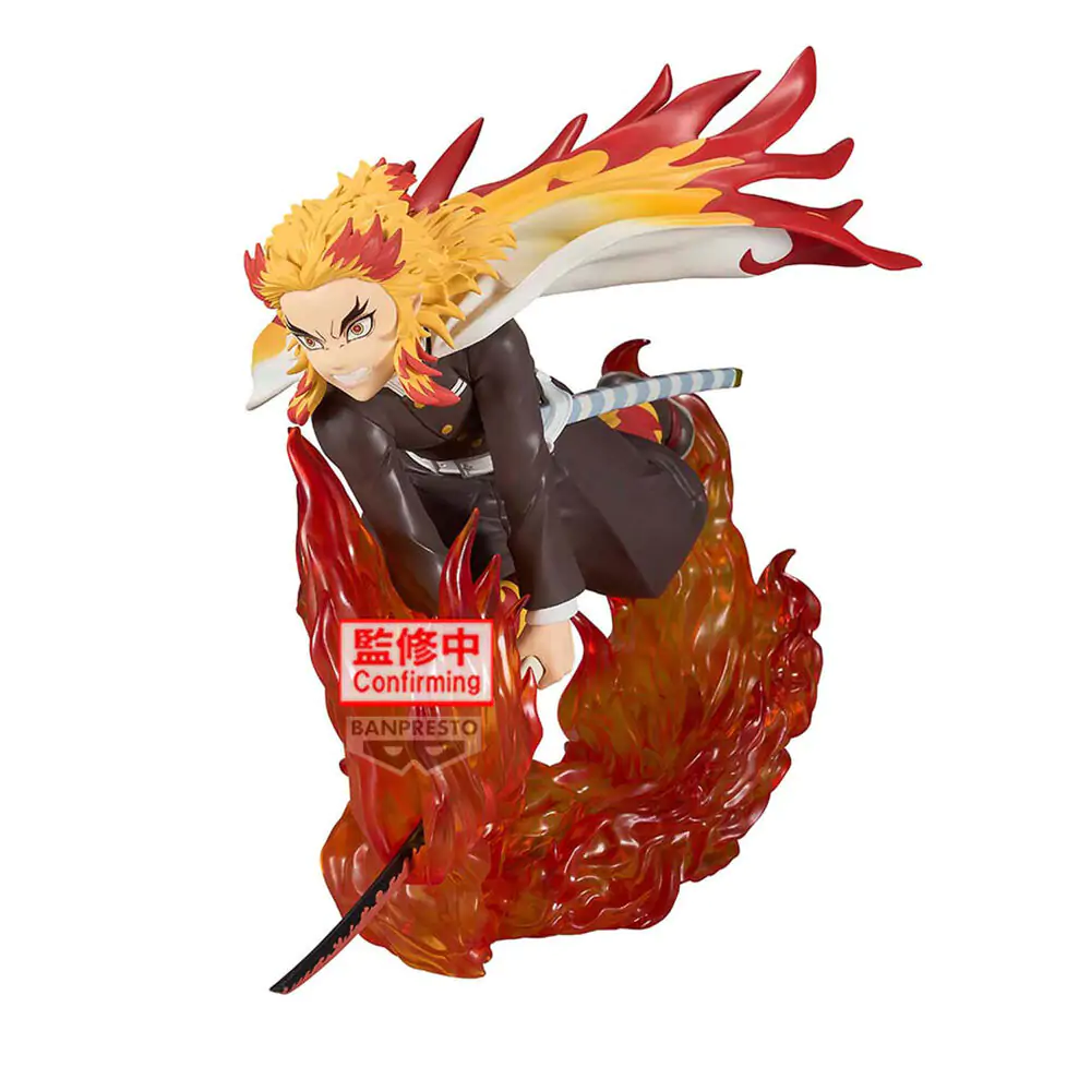 Demon Slayer Kimetsu no Yaiba Vibration Stars Kyojuro Rengoku figura 14cm termékfotó