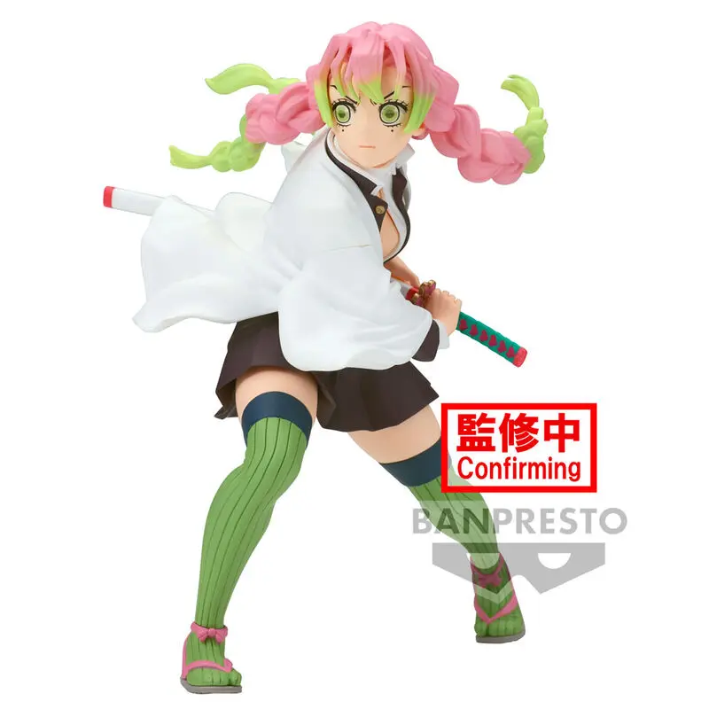 Demon Slayer Kimetsu no Yaiba Vibration Stars Mitsuri Kanroji figura 13cm termékfotó