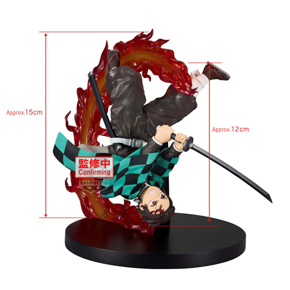 Demon Slayer Kimetsu no Yaiba Vibration Stars Tanjiro Kamado figura 15cm termékfotó