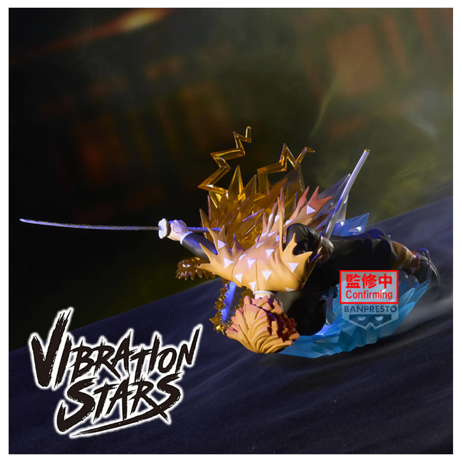 Demon Slayer Kimetsu no Yaiba Vibration Stars Zenitsu Agatsuma figura 12cm termékfotó