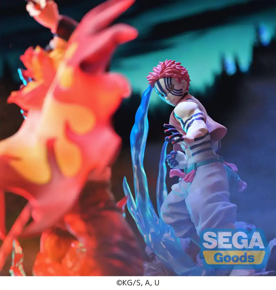 Demon Slayer: Kimetsu no Yaiba Xross Link Anime Akaza PVC szobor figura 12 cm  termékfotó