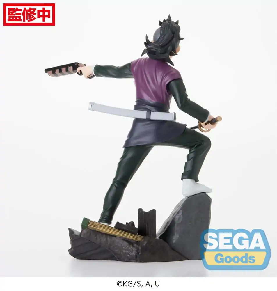 Demon Slayer: Kimetsu no Yaiba Xross Link Anime Genya Shinazugawa -Swordsmith Village Arc- PVC szobor figura 15 cm termékfotó