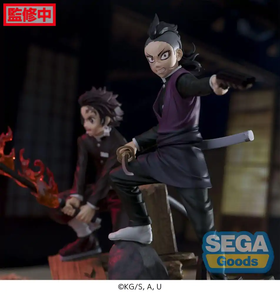 Demon Slayer: Kimetsu no Yaiba Xross Link Anime Genya Shinazugawa -Swordsmith Village Arc- PVC szobor figura 15 cm termékfotó