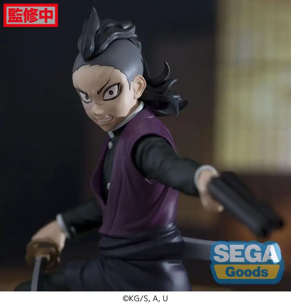 Demon Slayer: Kimetsu no Yaiba Xross Link Anime Genya Shinazugawa -Swordsmith Village Arc- PVC szobor figura 15 cm termékfotó