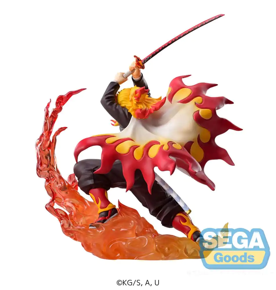 Demon Slayer: Kimetsu no Yaiba Xross Link Anime Kyojuro Rengoku PVC szobor figura 15 cm  termékfotó