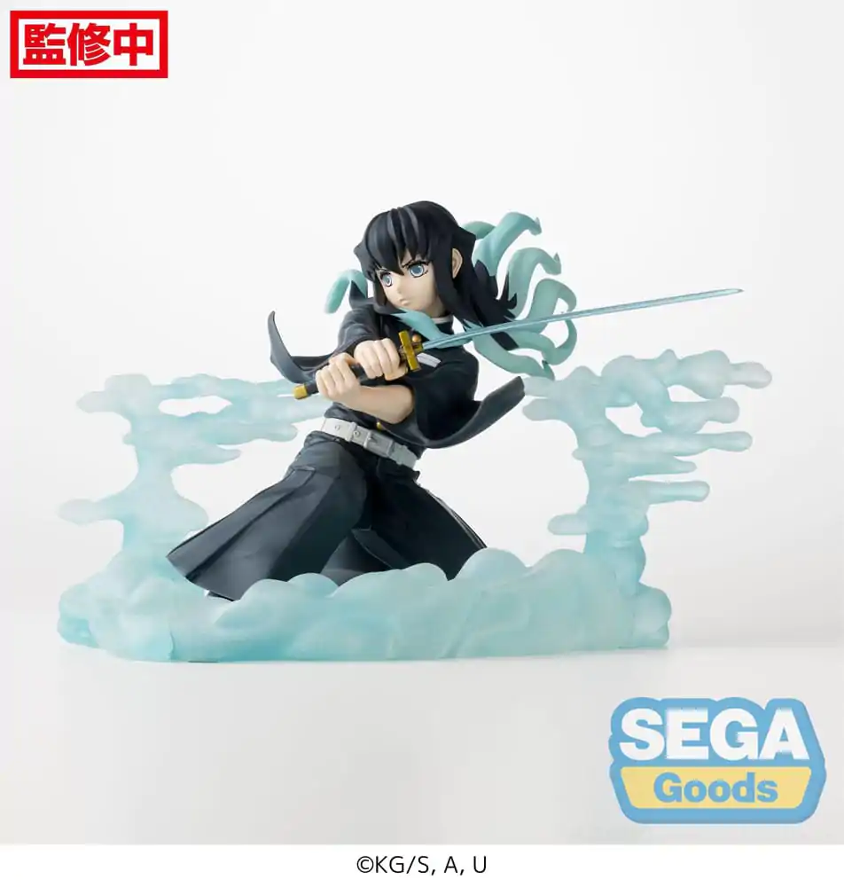 Demon Slayer: Kimetsu no Yaiba Xross Link Anime Muichiro Tokito Hashira Training Arc PVC szobor figura 11 cm termékfotó