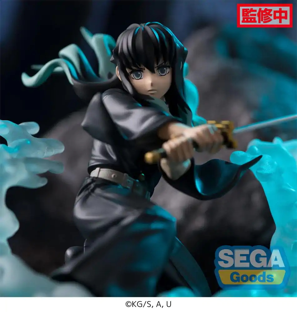 Demon Slayer: Kimetsu no Yaiba Xross Link Anime Muichiro Tokito Hashira Training Arc PVC szobor figura 11 cm termékfotó