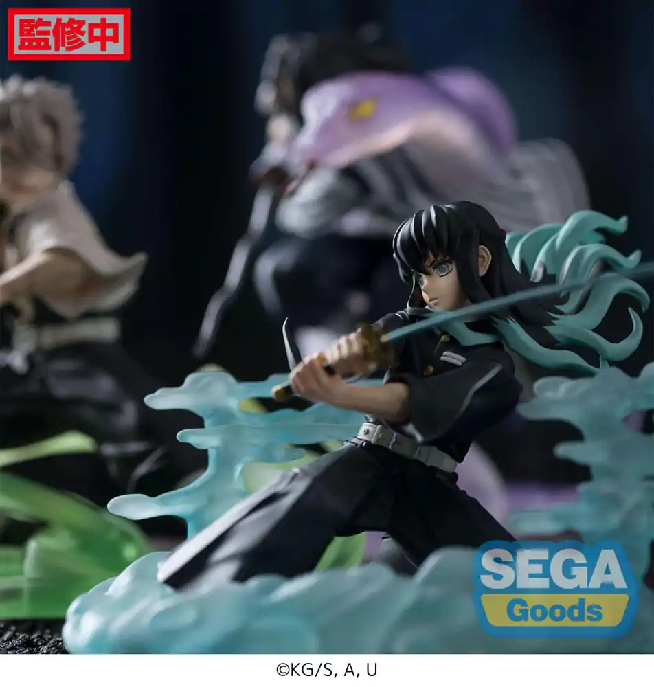 Demon Slayer: Kimetsu no Yaiba Xross Link Anime Muichiro Tokito Hashira Training Arc PVC szobor figura 11 cm termékfotó