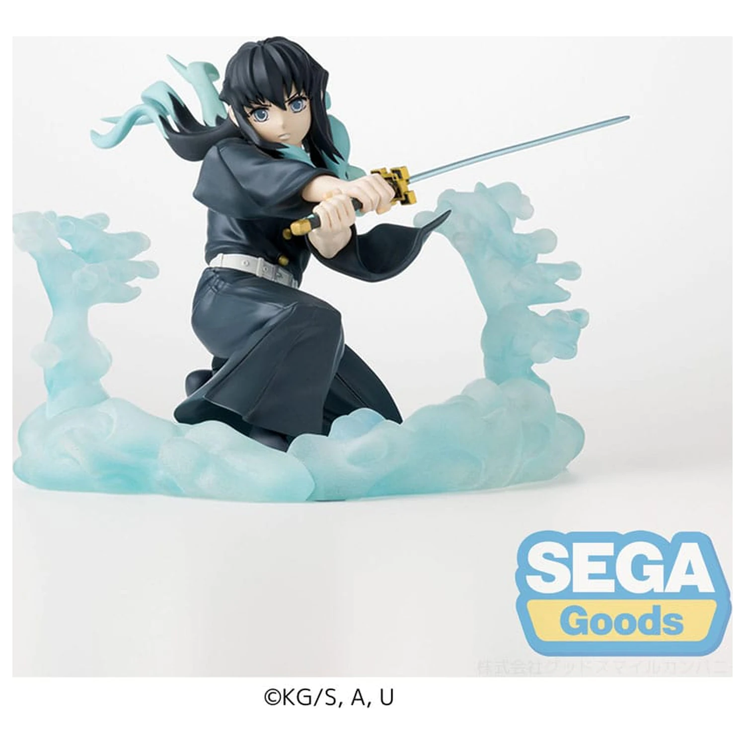Demon Slayer: Kimetsu no Yaiba Xross Link Anime Muichiro Tokito Hashira Training Arc PVC szobor figura 11 cm termékfotó