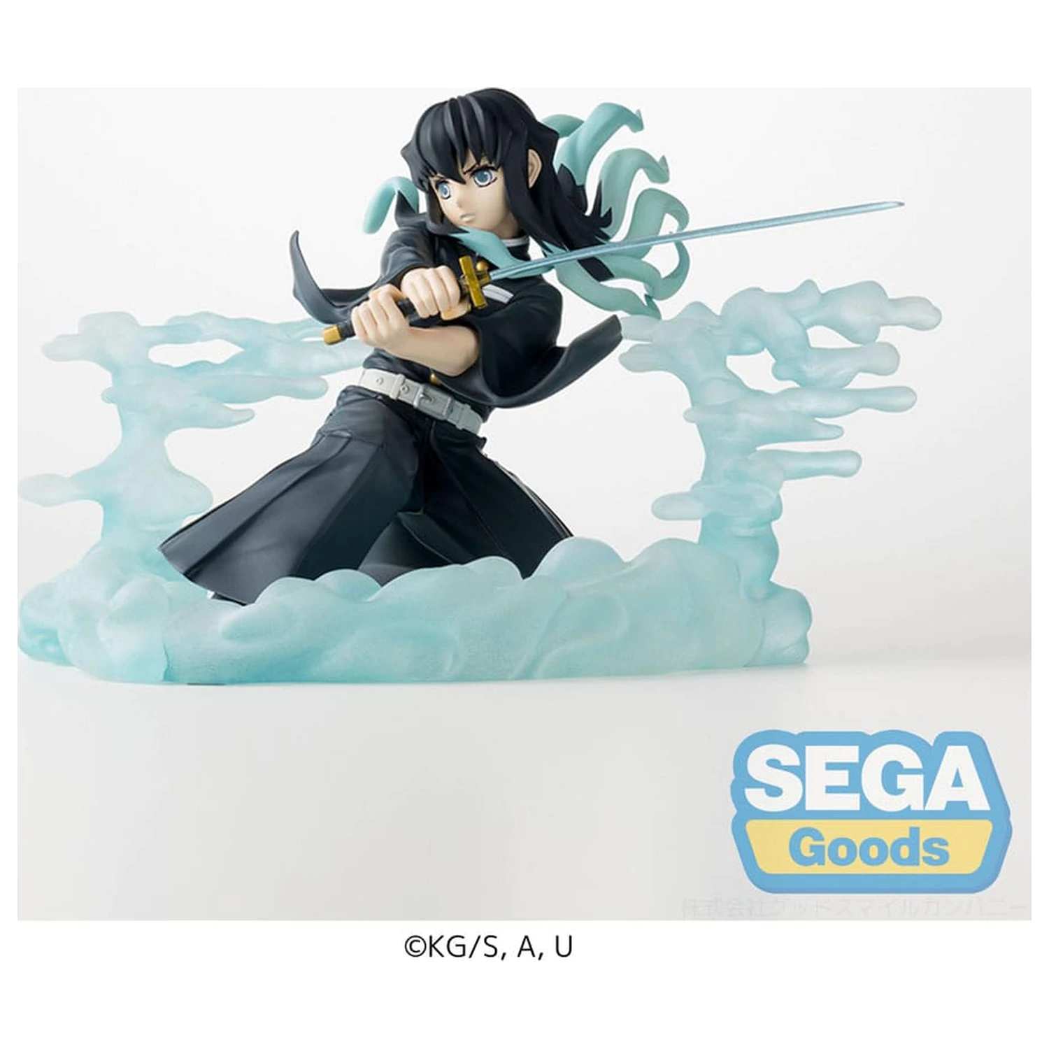 Demon Slayer: Kimetsu no Yaiba Xross Link Anime Muichiro Tokito Hashira Training Arc PVC szobor figura 11 cm termékfotó