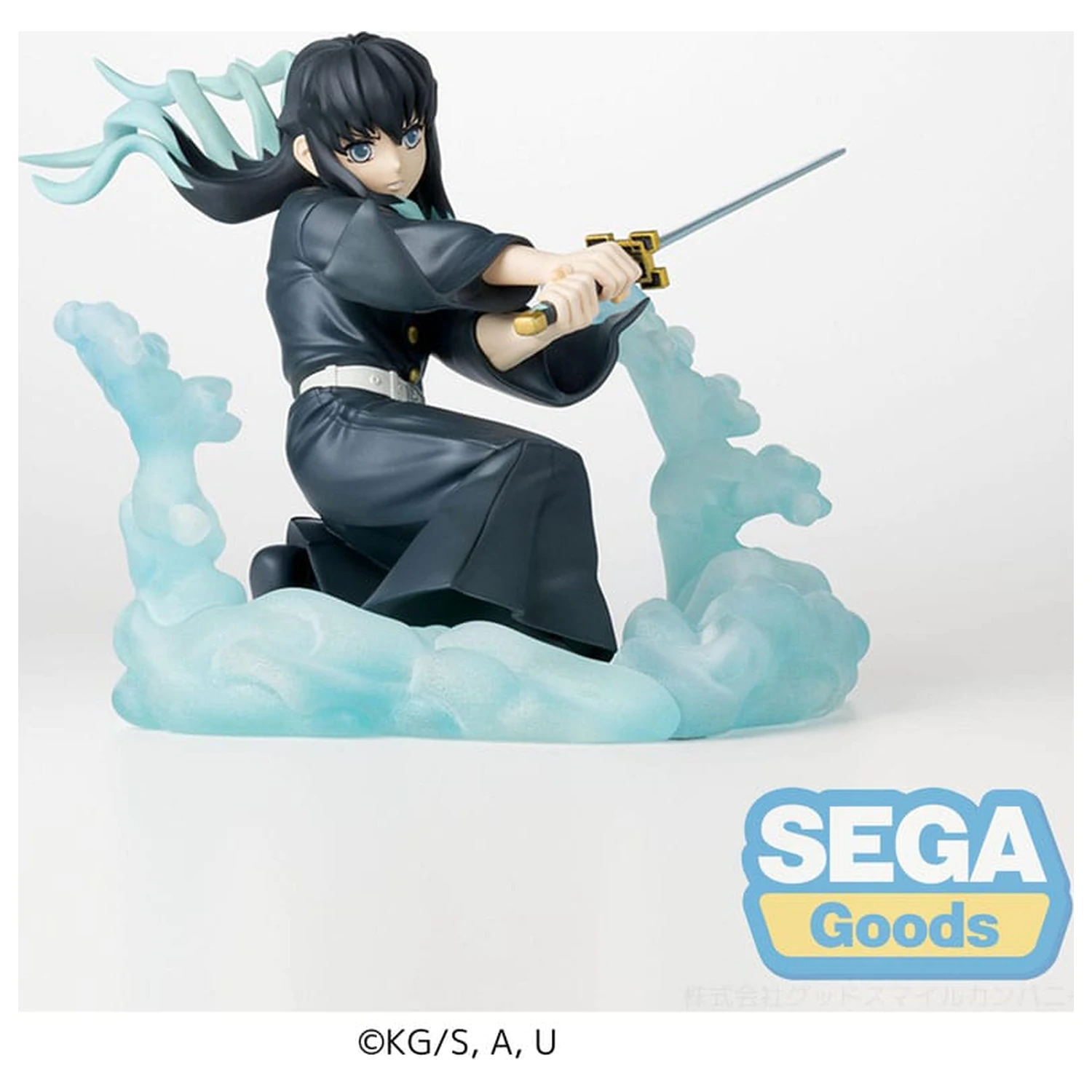 Demon Slayer: Kimetsu no Yaiba Xross Link Anime Muichiro Tokito Hashira Training Arc PVC szobor figura 11 cm termékfotó