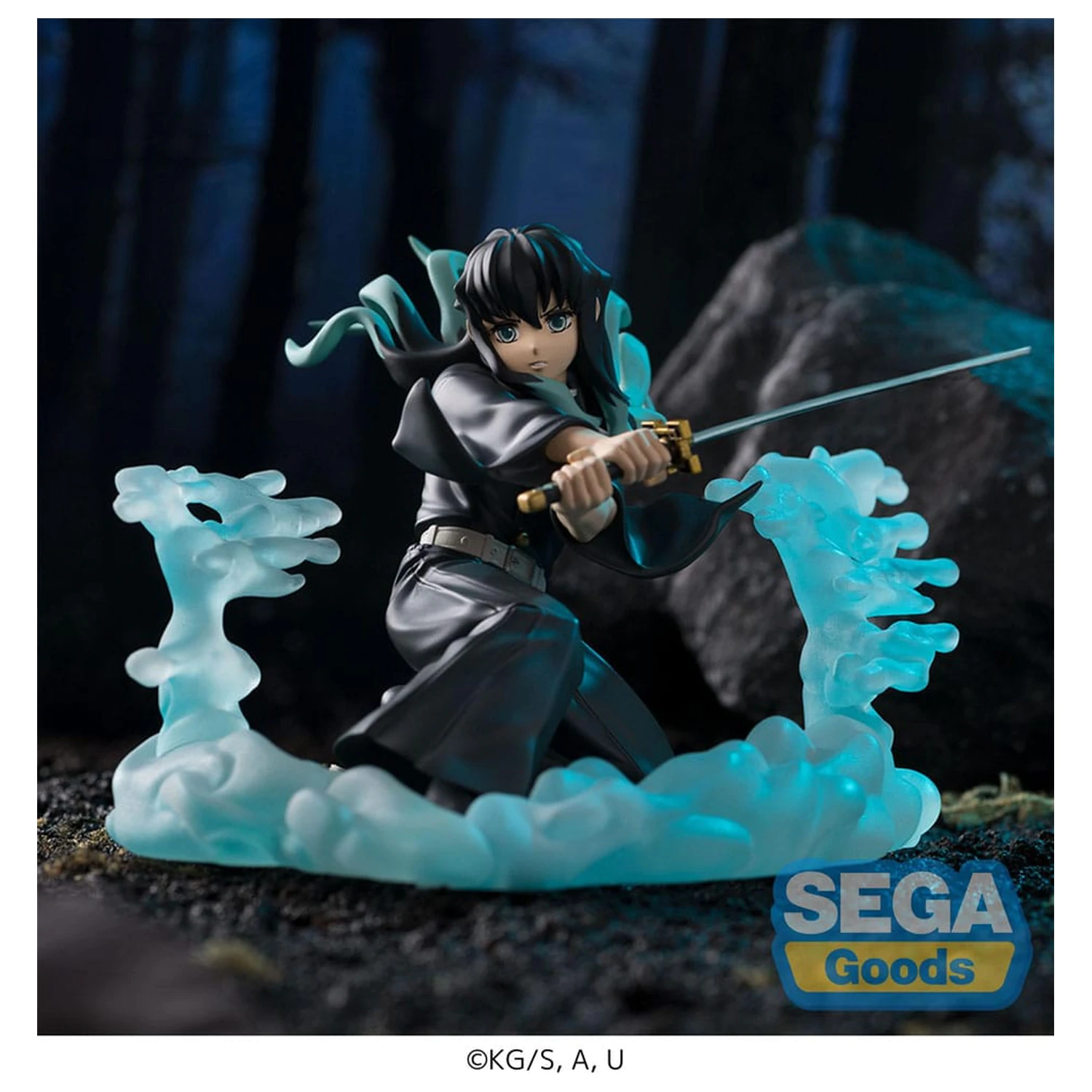 Demon Slayer: Kimetsu no Yaiba Xross Link Anime Muichiro Tokito Hashira Training Arc PVC szobor figura 11 cm termékfotó