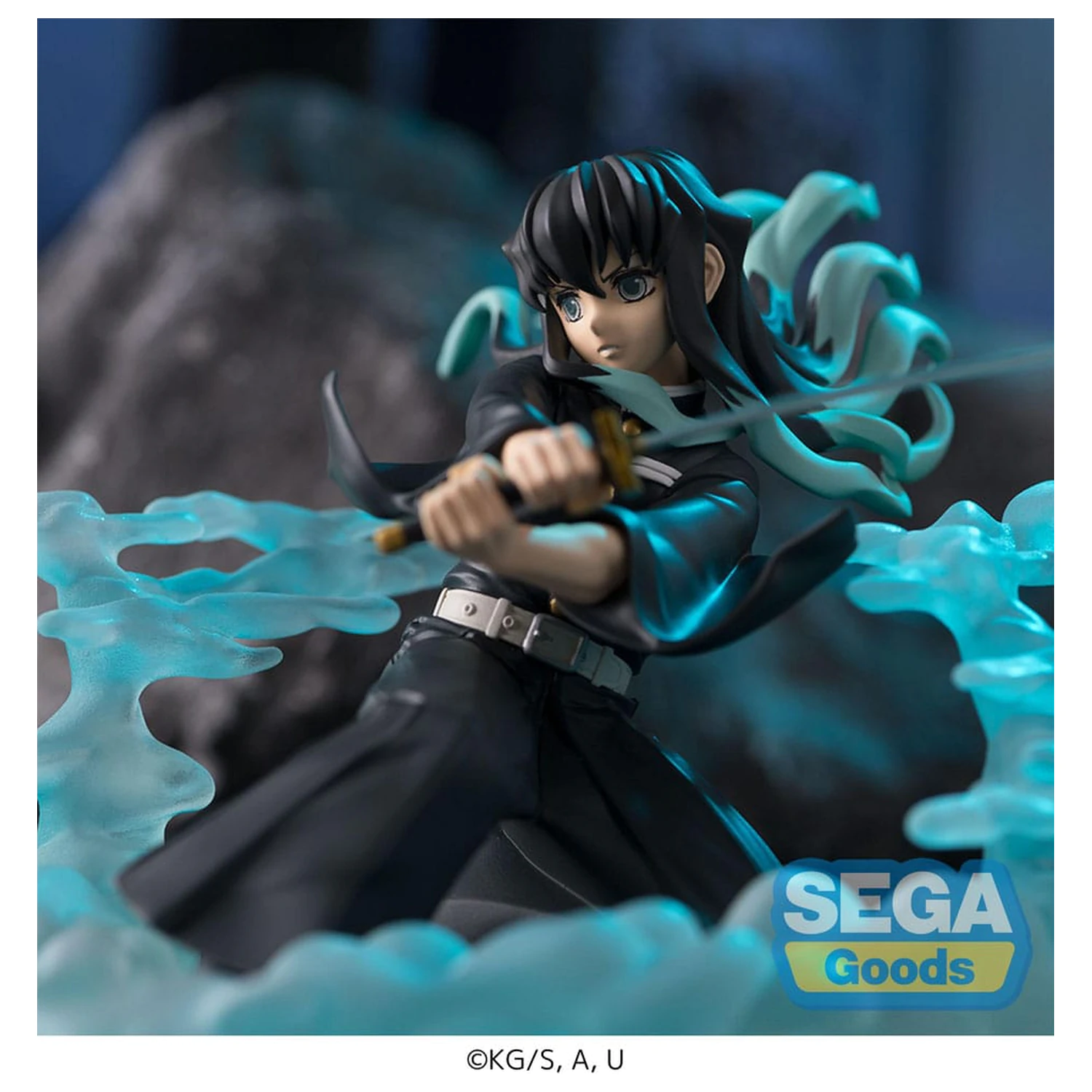 Demon Slayer: Kimetsu no Yaiba Xross Link Anime Muichiro Tokito Hashira Training Arc PVC szobor figura 11 cm termékfotó