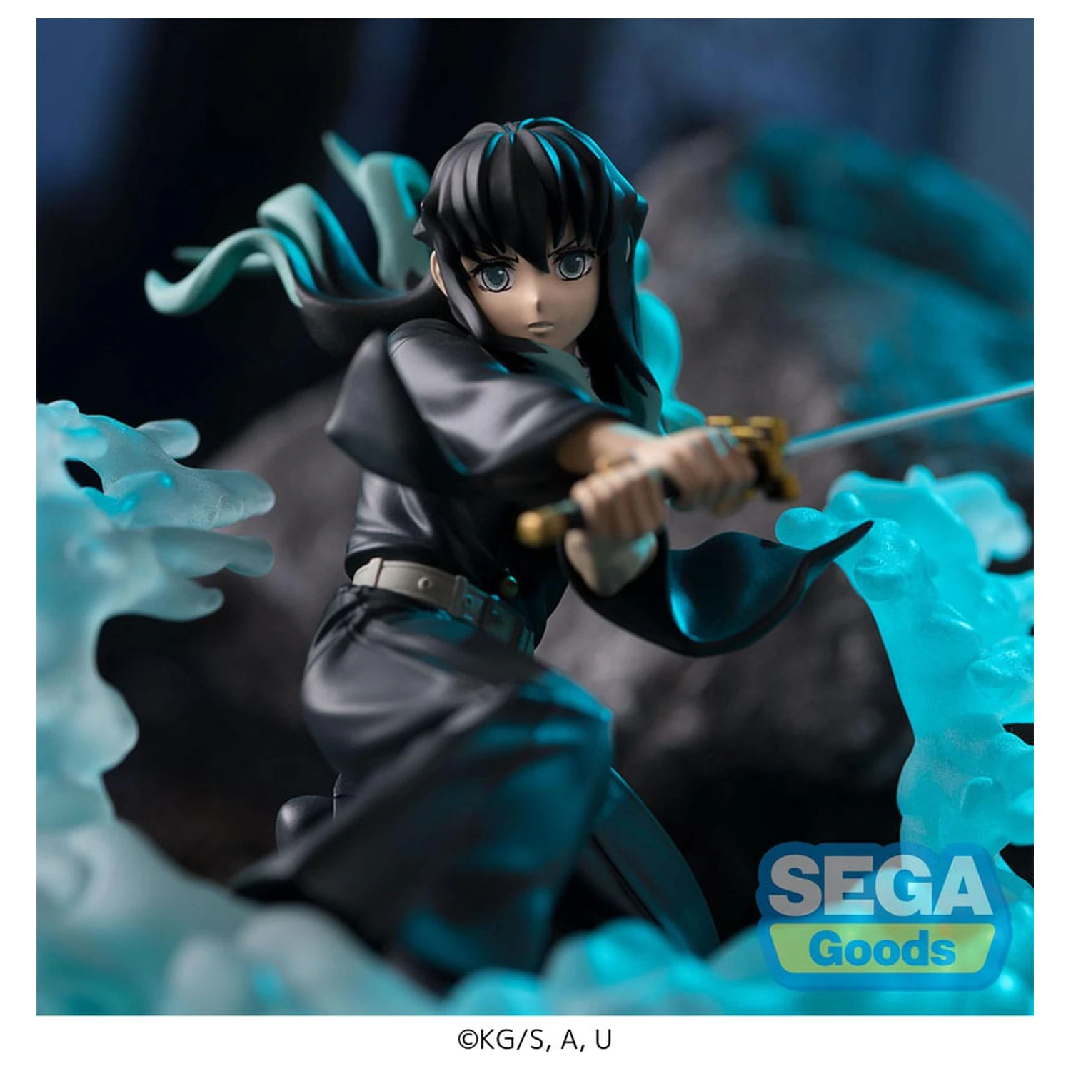 Demon Slayer: Kimetsu no Yaiba Xross Link Anime Muichiro Tokito Hashira Training Arc PVC szobor figura 11 cm termékfotó