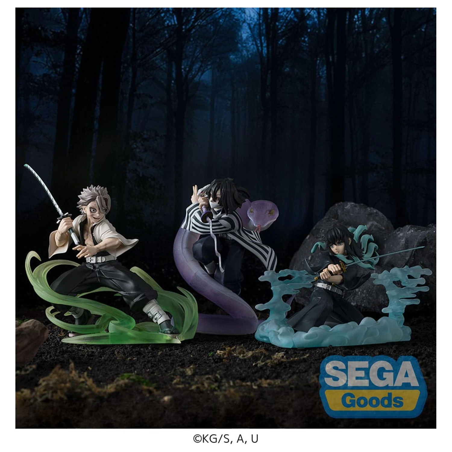 Demon Slayer: Kimetsu no Yaiba Xross Link Anime Muichiro Tokito Hashira Training Arc PVC szobor figura 11 cm termékfotó
