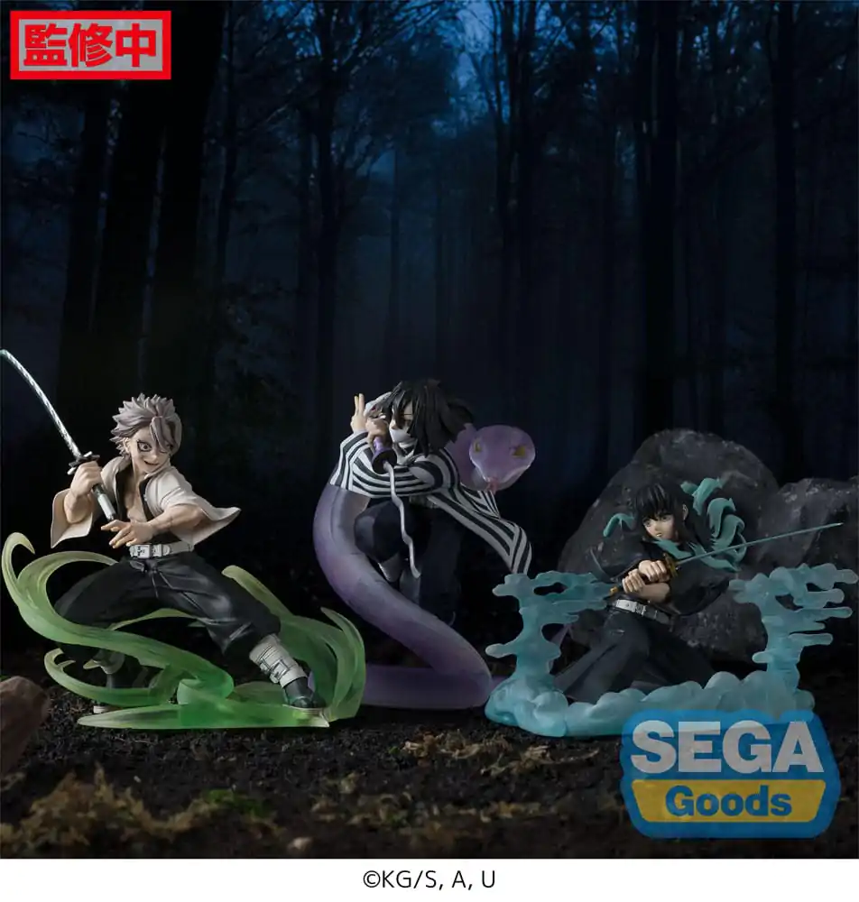 Demon Slayer: Kimetsu no Yaiba Xross Link Anime Muichiro Tokito Hashira Training Arc PVC szobor figura 11 cm termékfotó