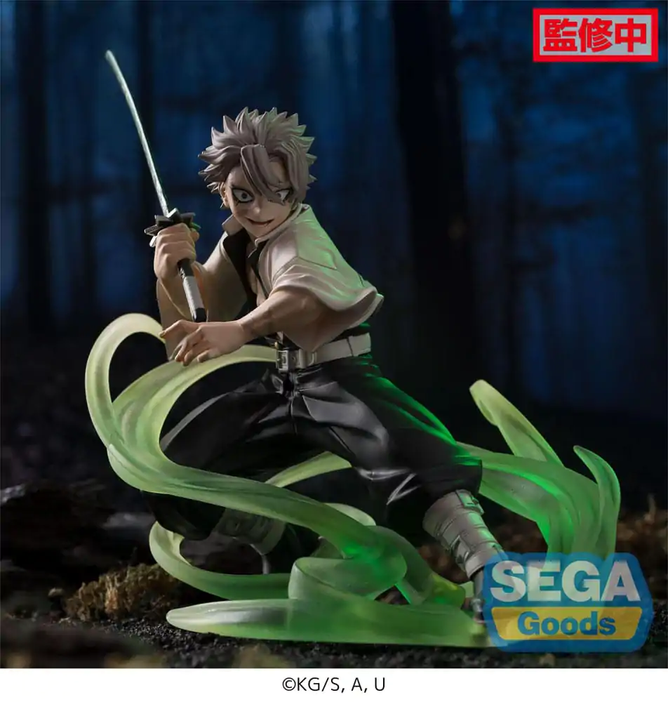 Demon Slayer: Kimetsu no Yaiba Xross Link Anime Sanemi Shinazugawa Hashira Training Arc PVC szobor figura 12 cm termékfotó