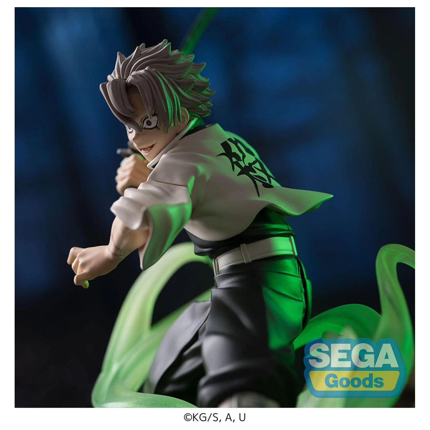 Demon Slayer: Kimetsu no Yaiba Xross Link Anime Sanemi Shinazugawa Hashira Training Arc PVC szobor figura 12 cm termékfotó
