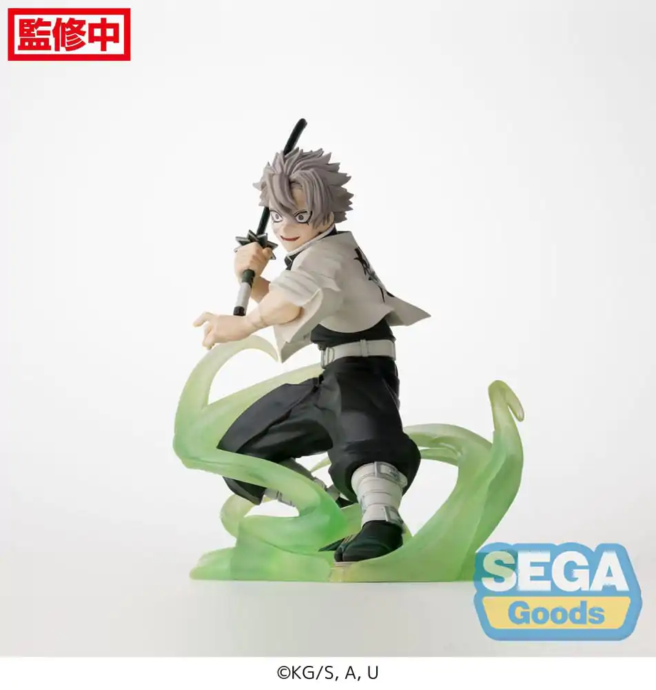 Demon Slayer: Kimetsu no Yaiba Xross Link Anime Sanemi Shinazugawa Hashira Training Arc PVC szobor figura 12 cm termékfotó