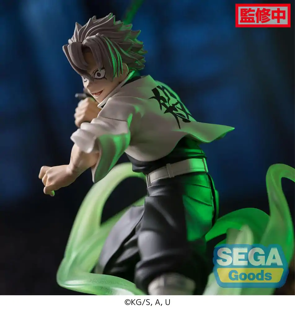 Demon Slayer: Kimetsu no Yaiba Xross Link Anime Sanemi Shinazugawa Hashira Training Arc PVC szobor figura 12 cm termékfotó