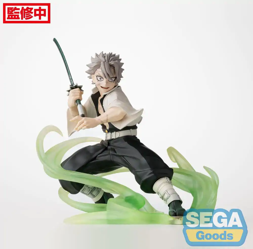 Demon Slayer: Kimetsu no Yaiba Xross Link Anime Sanemi Shinazugawa Hashira Training Arc PVC szobor figura 12 cm termékfotó