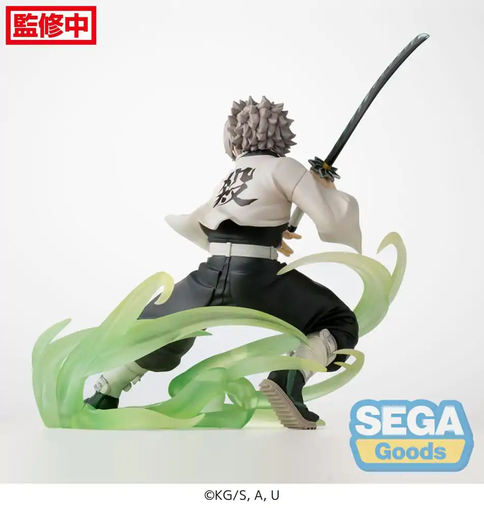 Demon Slayer: Kimetsu no Yaiba Xross Link Anime Sanemi Shinazugawa Hashira Training Arc PVC szobor figura 12 cm termékfotó