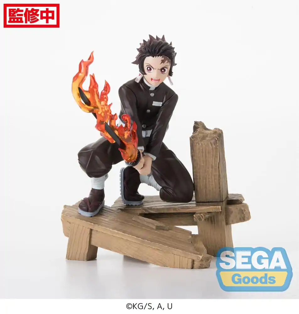 Demon Slayer: Kimetsu no Yaiba Xross Link Anime Tanjiro Kamado -Swordsmith Village Arc- PVC szobor figura 12 cm termékfotó