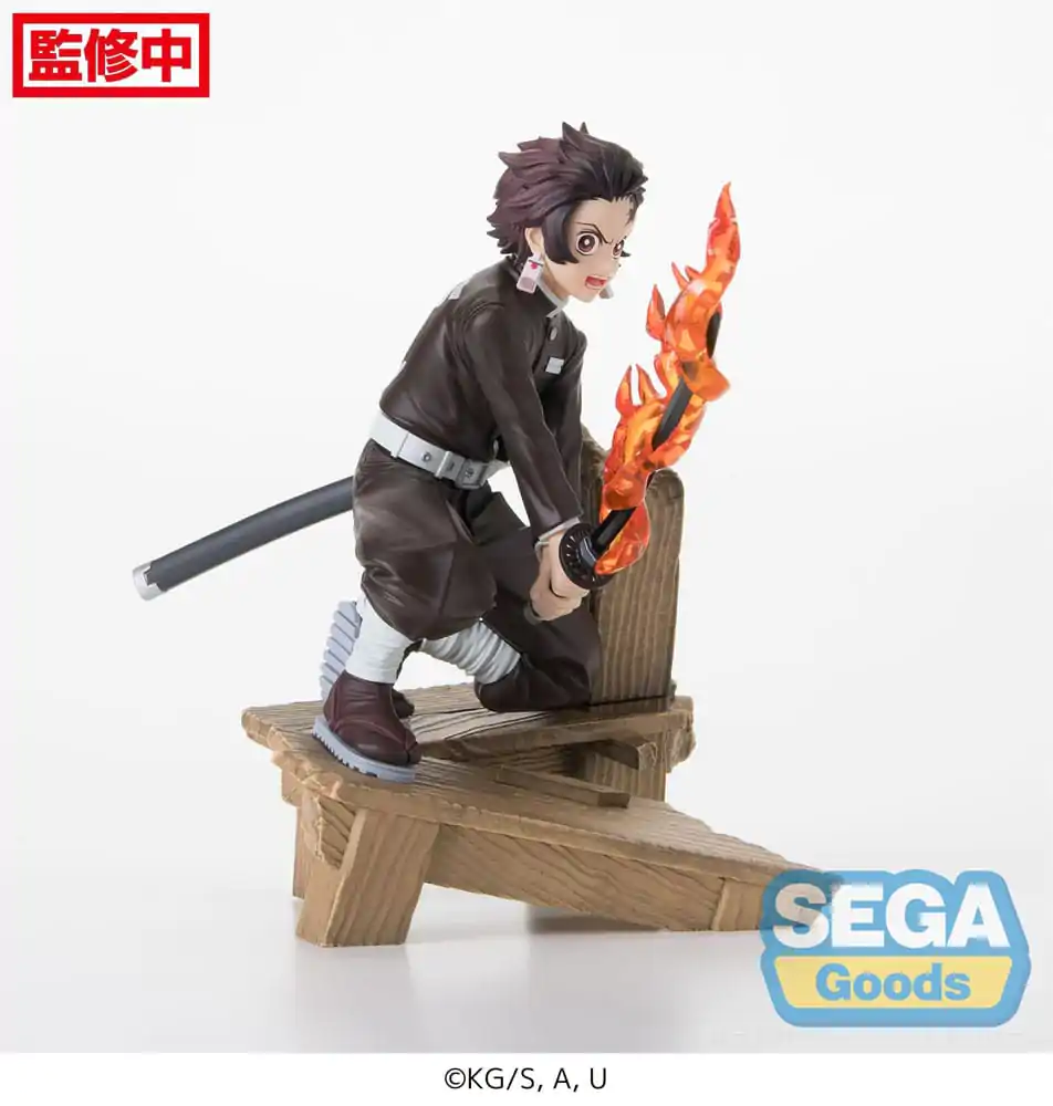 Demon Slayer: Kimetsu no Yaiba Xross Link Anime Tanjiro Kamado -Swordsmith Village Arc- PVC szobor figura 12 cm termékfotó