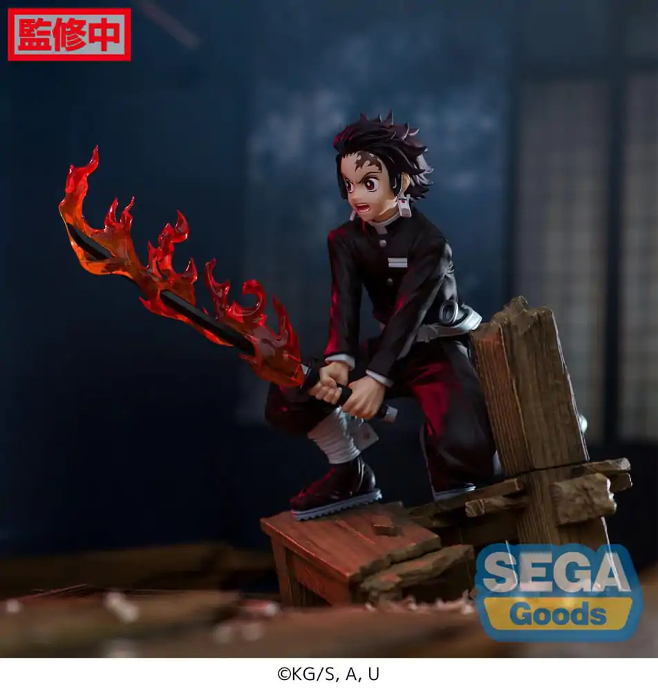 Demon Slayer: Kimetsu no Yaiba Xross Link Anime Tanjiro Kamado -Swordsmith Village Arc- PVC szobor figura 12 cm termékfotó