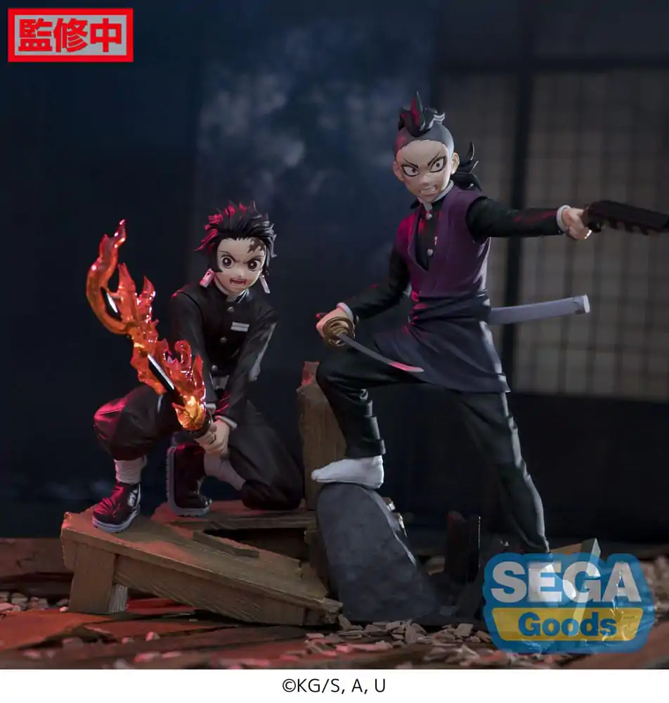 Demon Slayer: Kimetsu no Yaiba Xross Link Anime Tanjiro Kamado -Swordsmith Village Arc- PVC szobor figura 12 cm termékfotó