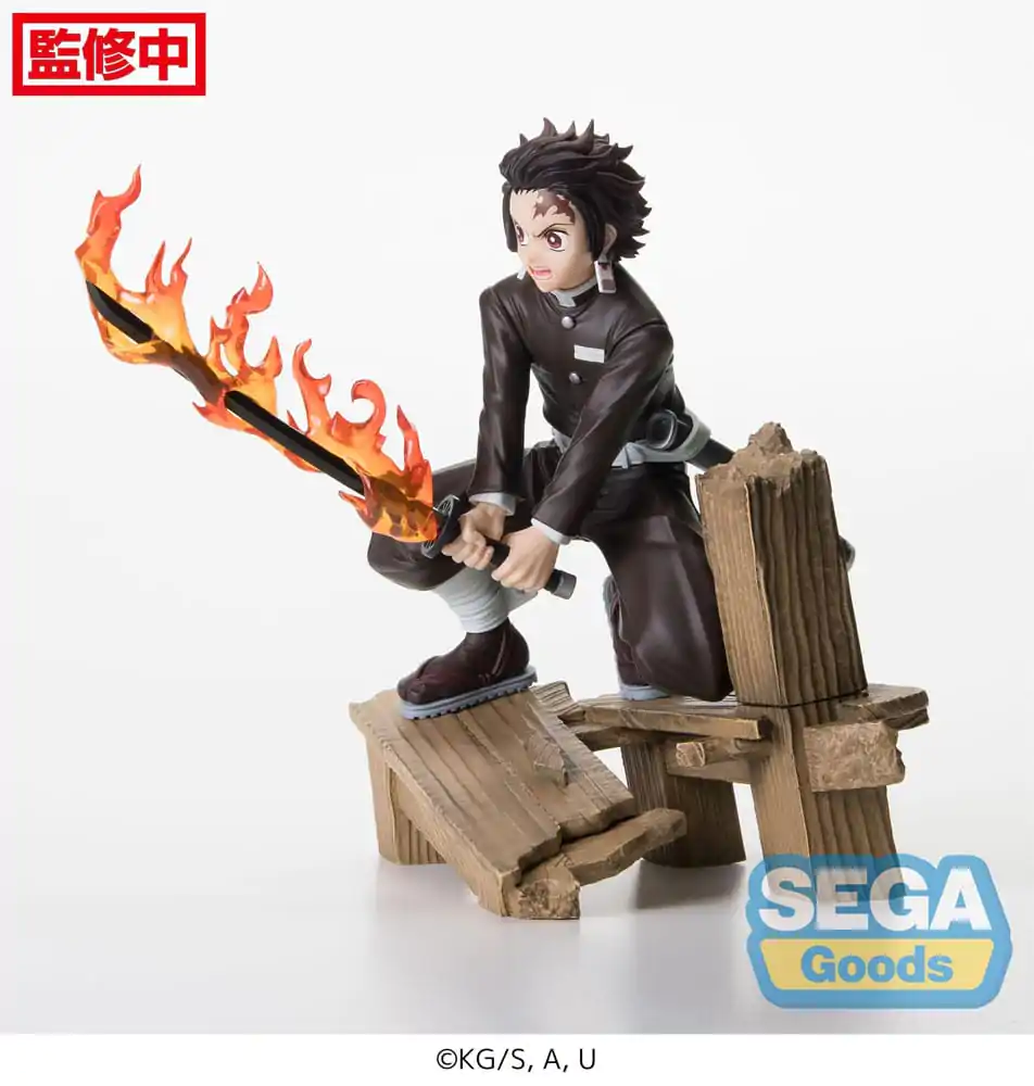 Demon Slayer: Kimetsu no Yaiba Xross Link Anime Tanjiro Kamado -Swordsmith Village Arc- PVC szobor figura 12 cm termékfotó