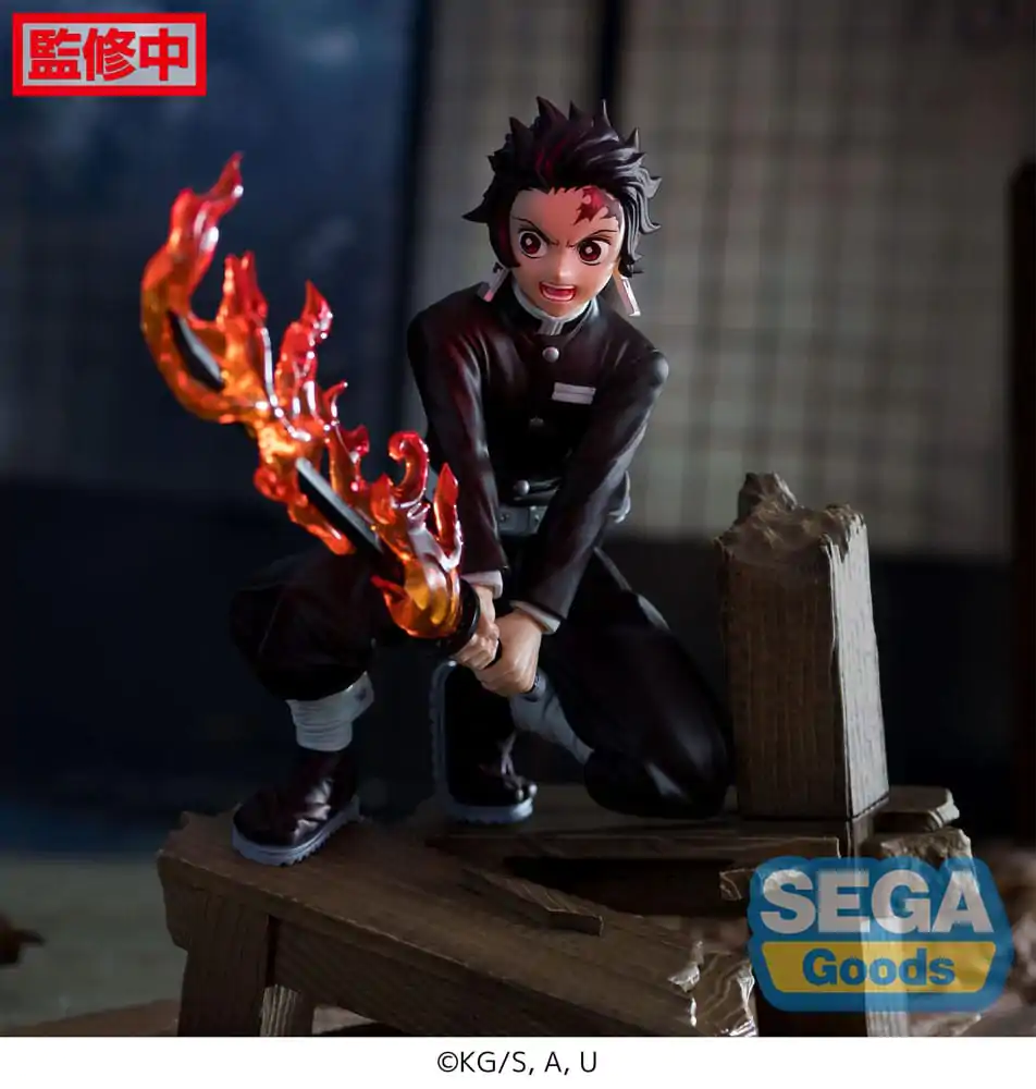 Demon Slayer: Kimetsu no Yaiba Xross Link Anime Tanjiro Kamado -Swordsmith Village Arc- PVC szobor figura 12 cm termékfotó