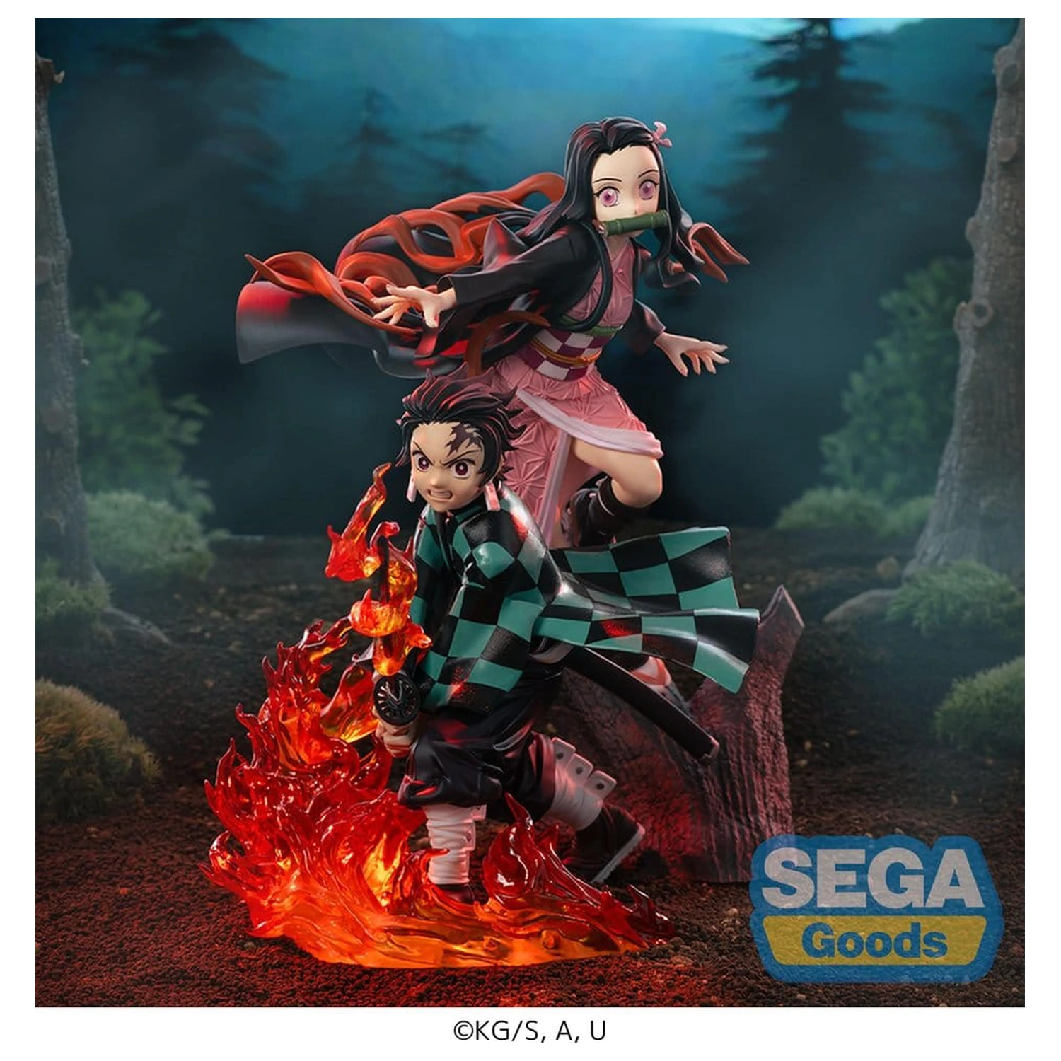 Demon Slayer: Kimetsu no Yaiba XrossLink Nezuko Kamado PVC szobor figura 16 cm   termékfotó