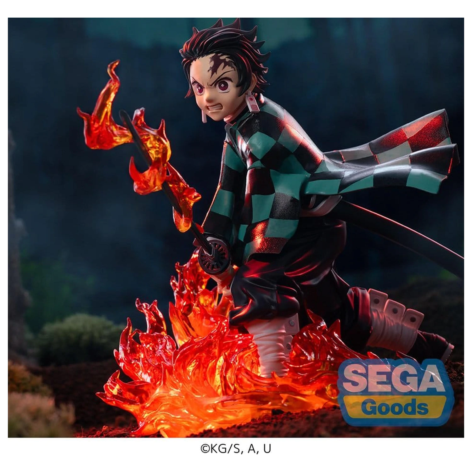 Demon Slayer: Kimetsu no Yaiba XrossLink Tanjiro Kamado PVC szobor figura 12 cm    termékfotó