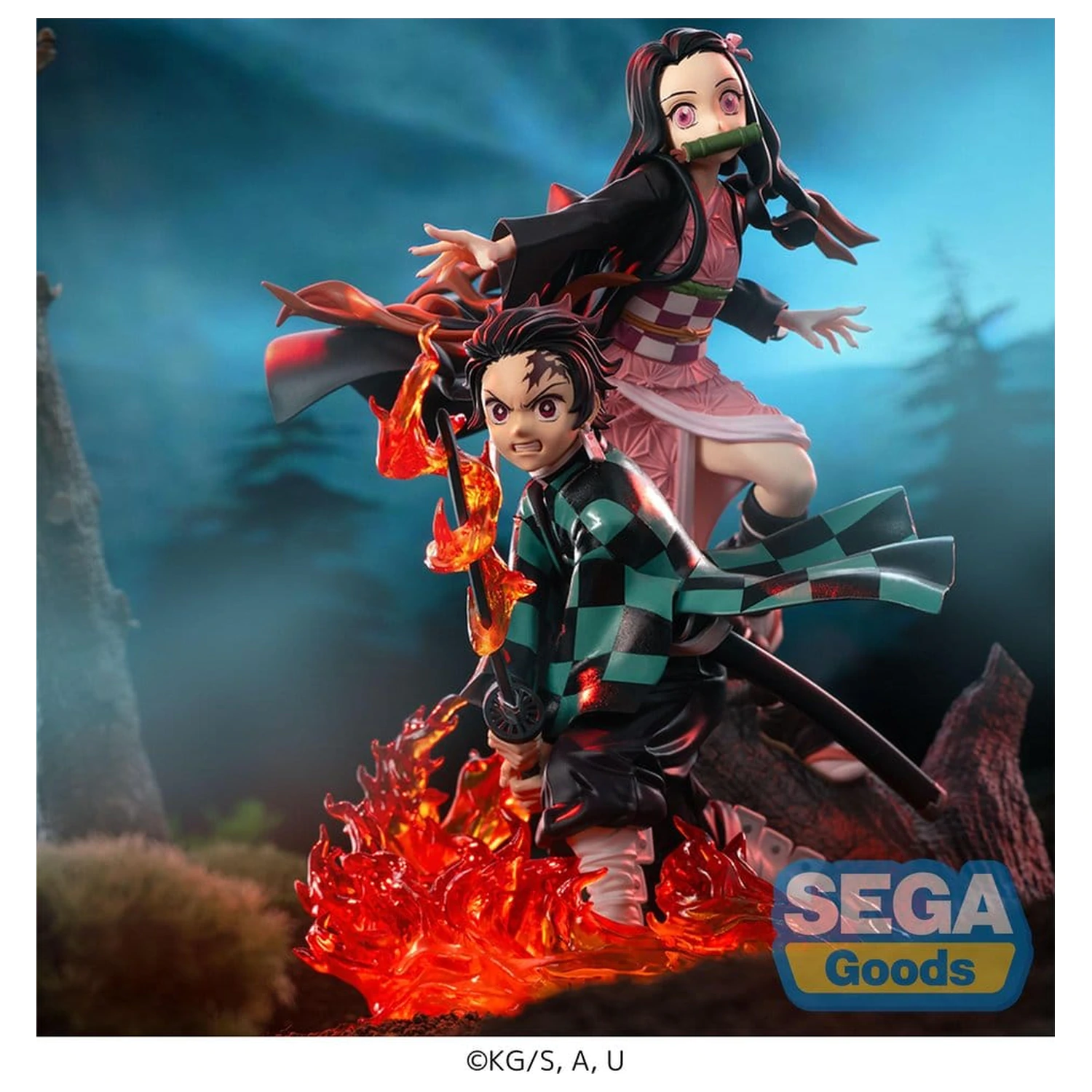 Demon Slayer: Kimetsu no Yaiba XrossLink Tanjiro Kamado PVC szobor figura 12 cm    termékfotó