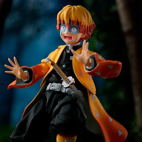 Demon Slayer: Kimetsu no Yaiba Zenitsu Agatsuma DX Edition Figma figura 13cm termékfotó