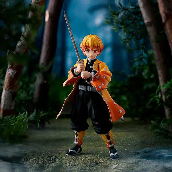 Demon Slayer: Kimetsu no Yaiba Zenitsu Agatsuma DX Edition Figma figura 13cm termékfotó