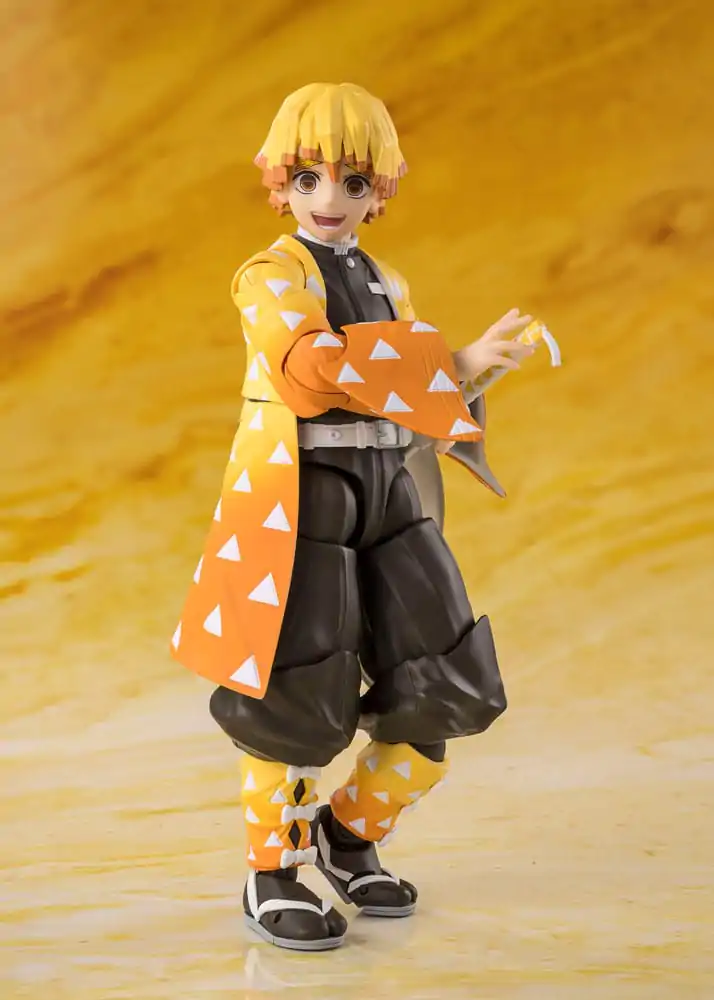 Demon Slayer Kimetsu no Yaiba Zenitsu Agatsuma S.H. Figuarts figura 14cm termékfotó