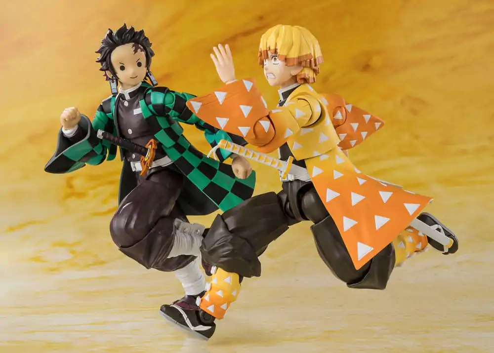 Demon Slayer Kimetsu no Yaiba Zenitsu Agatsuma S.H. Figuarts figura 14cm termékfotó