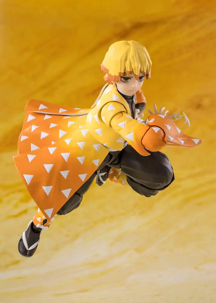 Demon Slayer Kimetsu no Yaiba Zenitsu Agatsuma S.H. Figuarts figura 14cm termékfotó