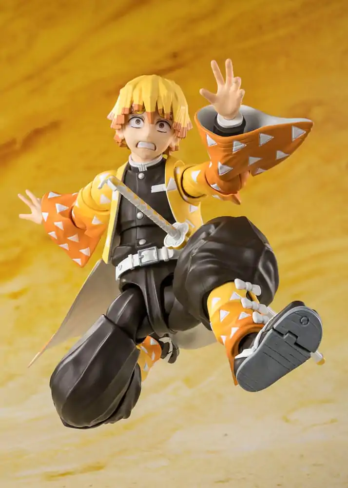 Demon Slayer Kimetsu no Yaiba Zenitsu Agatsuma S.H. Figuarts figura 14cm termékfotó