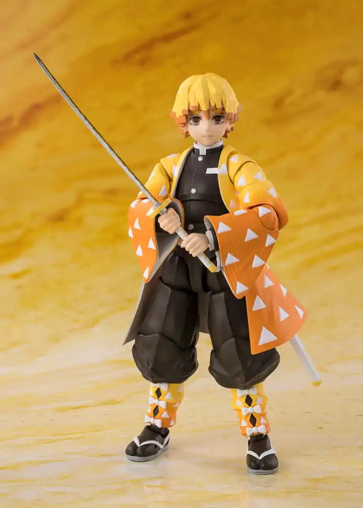 Demon Slayer Kimetsu no Yaiba Zenitsu Agatsuma S.H. Figuarts figura 14cm termékfotó