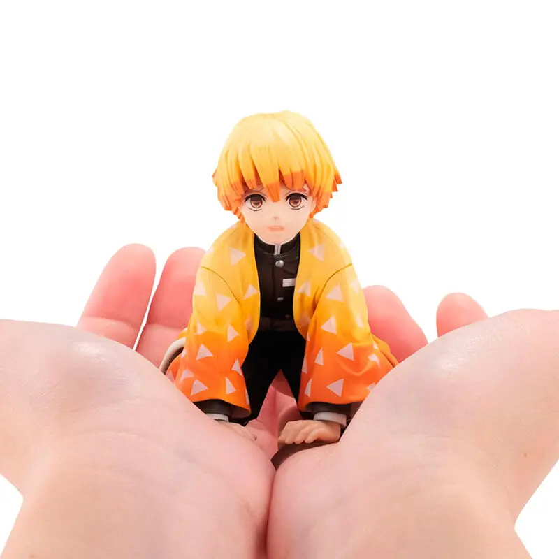 Demon Slayer Kimetsu no Yaiba Zenitsu Palm méret Edition Deluxe szobor 7cm termékfotó